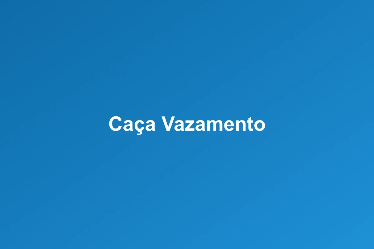 Caça vazamentos em Belo Horizonte – detecção precisa e não invasiva