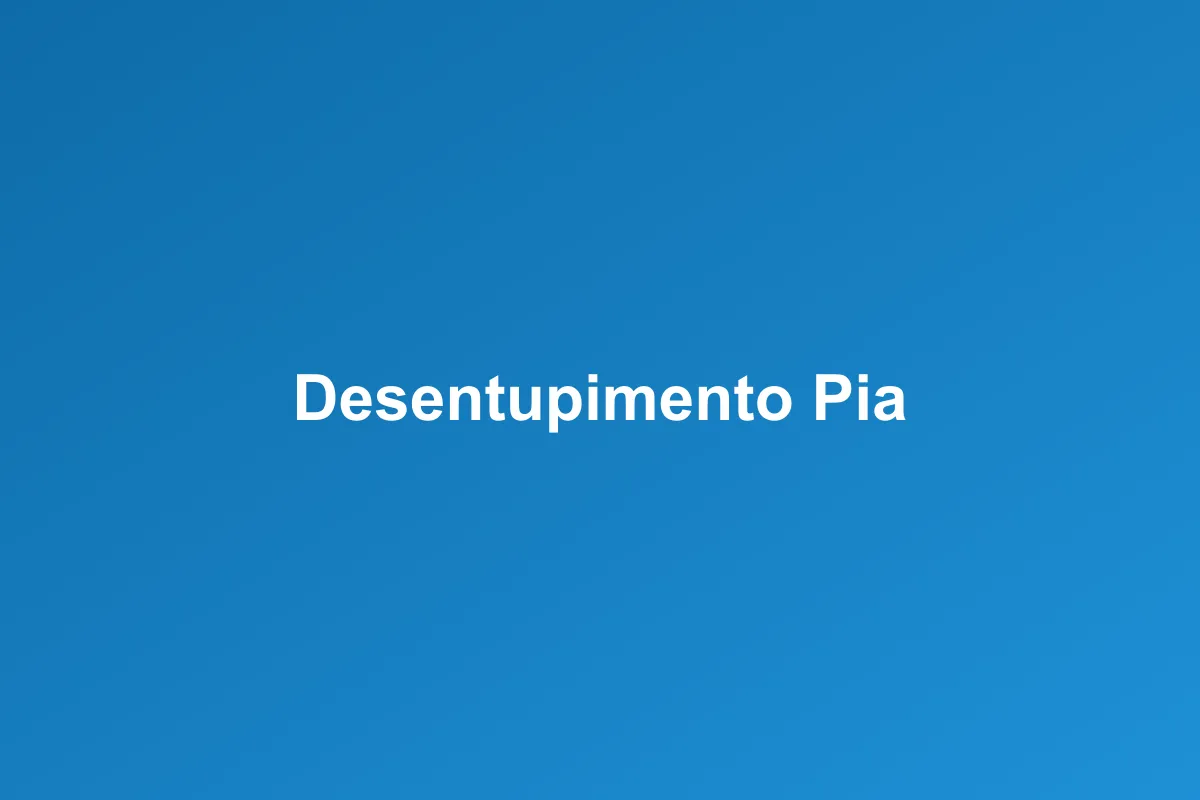 Desentupimento de pia em Belo Horizonte – desobstrução profissional